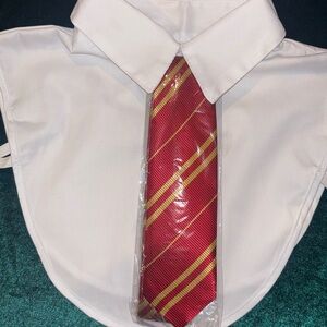 Hogwarts Wizarding World Harry Potter Costume Necktie & White Dickie